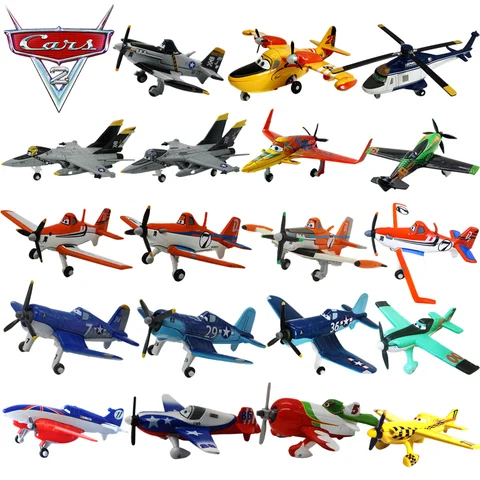 Disney Pixar Planes Dust Crophopper Skipper Dottie Ehsani Classic Metal Diecast Fighter Aircraft Model Toys Birthday Gifts