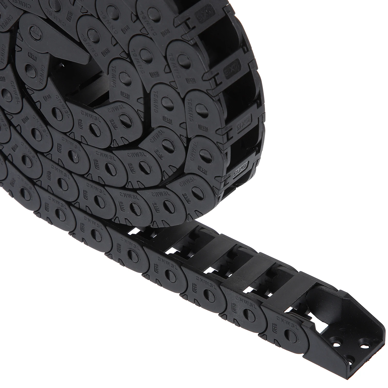 3Pcs Nylon Drag Chain Cable Carrier for 3D Printer CNC Machine Openable Flexible Plastic Chain Black Color Reusable Replacement
3Pcs Nylon Drag Chain Cable Carrier for 3D Printer CNC Machine Openable Flexible Plastic Chain Black Color Reusable Replacement
