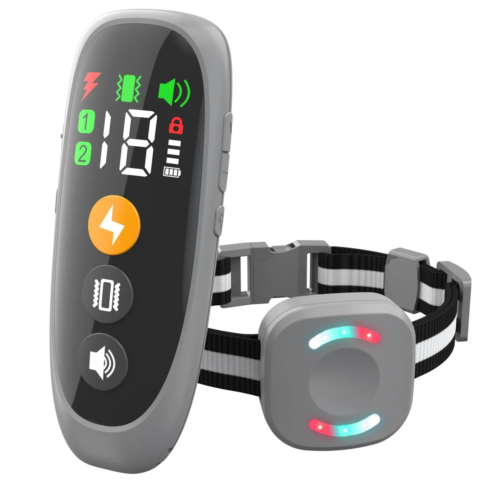 Control Dog Trainer Bark Stopper Electronic Electric Shock Collar Rechargeable Waterproof Pet Dog Barking Prevention Training
Control Dog Trainer Bark Stopper Electronic Electric Shock Collar Rechargeable Waterproof Pet Dog Barking Prevention Training