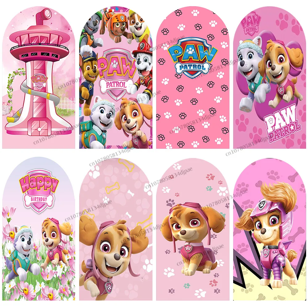Skye Paw Patrol Arch Backdrop Cover Pink Girl First Birthday Party Background Photography Baby Shower Decoration Photo Studio
Skye Paw Patrol Arch Backdrop Cover Pink Girl First Birthday Party Background Photography Baby Shower Decoration Photo Studio
