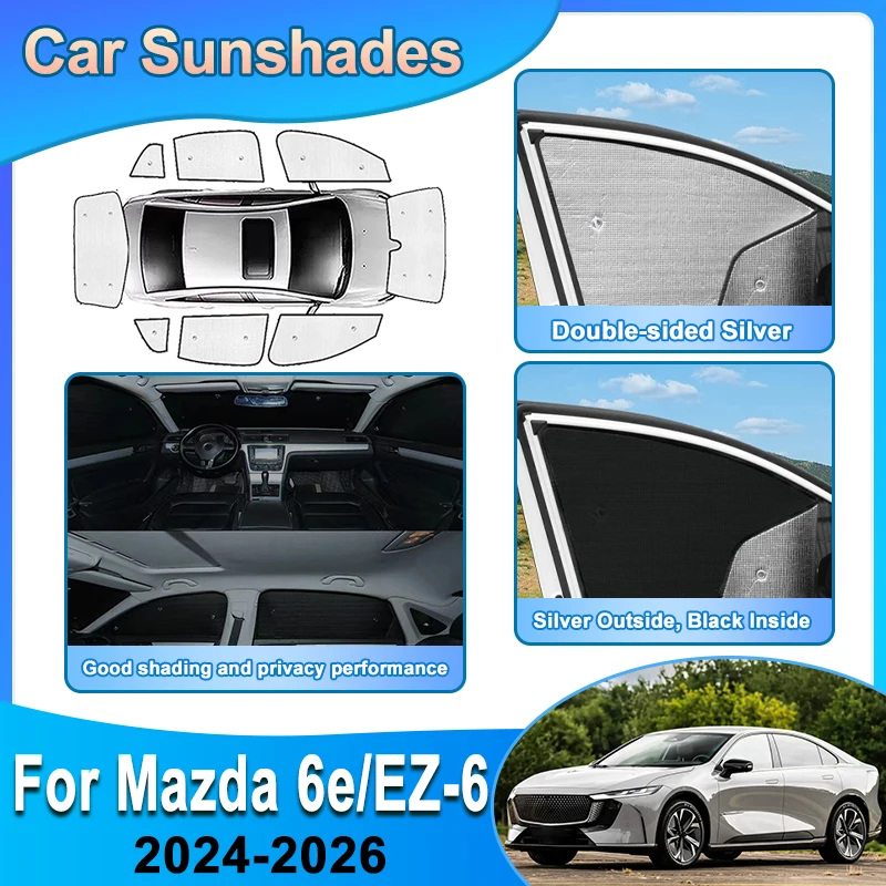 For Mazda 6e 2024 2025 2026 J90A EZ-6 Car Upgrded Sunshade UV Protection Winscreen Folding Sun Visor Cover Protector Accesorios
For Mazda 6e 2024 2025 2026 J90A EZ-6 Car Upgrded Sunshade UV Protection Winscreen Folding Sun Visor Cover Protector Accesorios