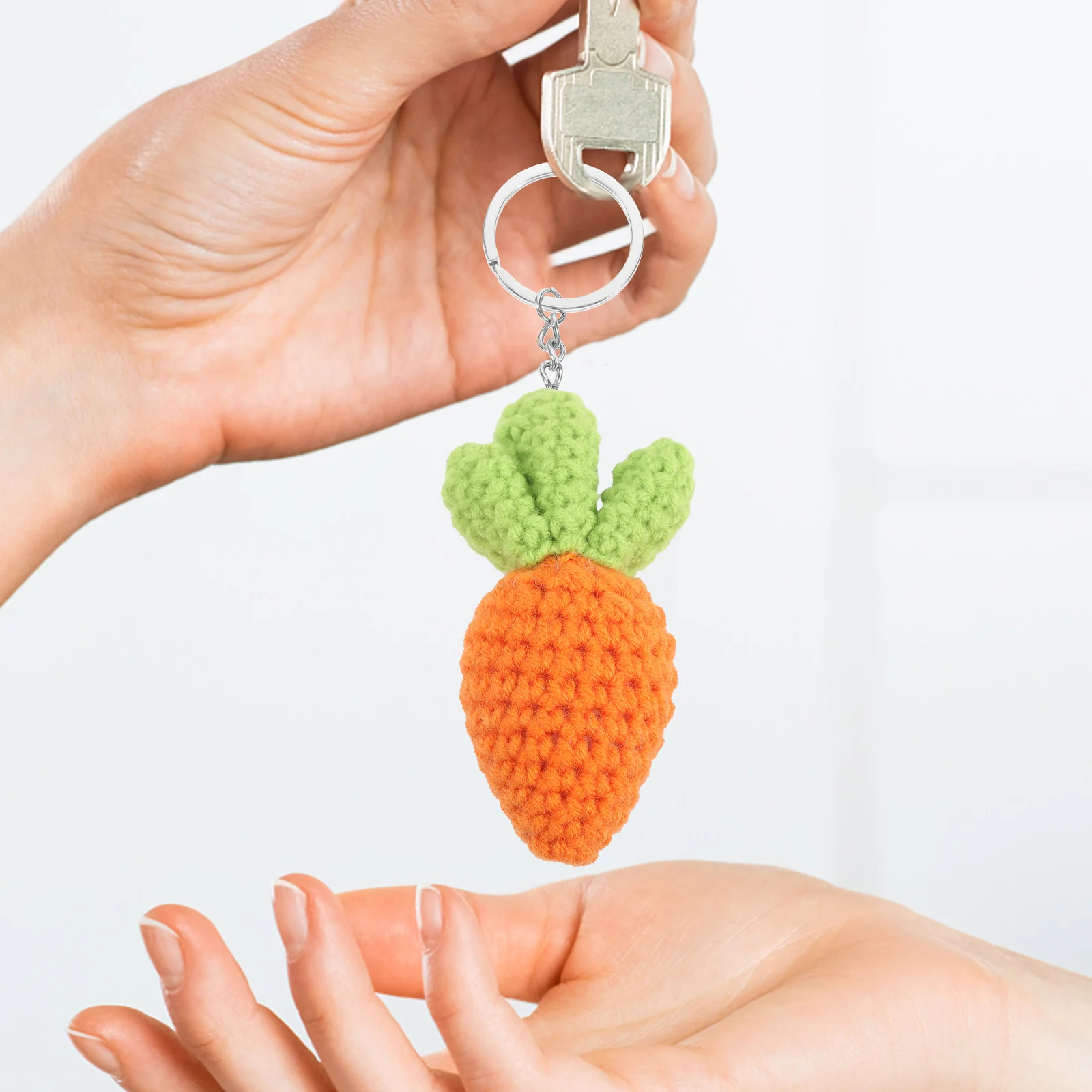 2pcs Carrot Shaped Diy Charm Bright Colored Crochet Yarn Vegetable Ornaments Custom Keychains Fruit Clip Hairpin Accessories
2pcs Carrot Shaped Diy Charm Bright Colored Crochet Yarn Vegetable Ornaments Custom Keychains Fruit Clip Hairpin Accessories