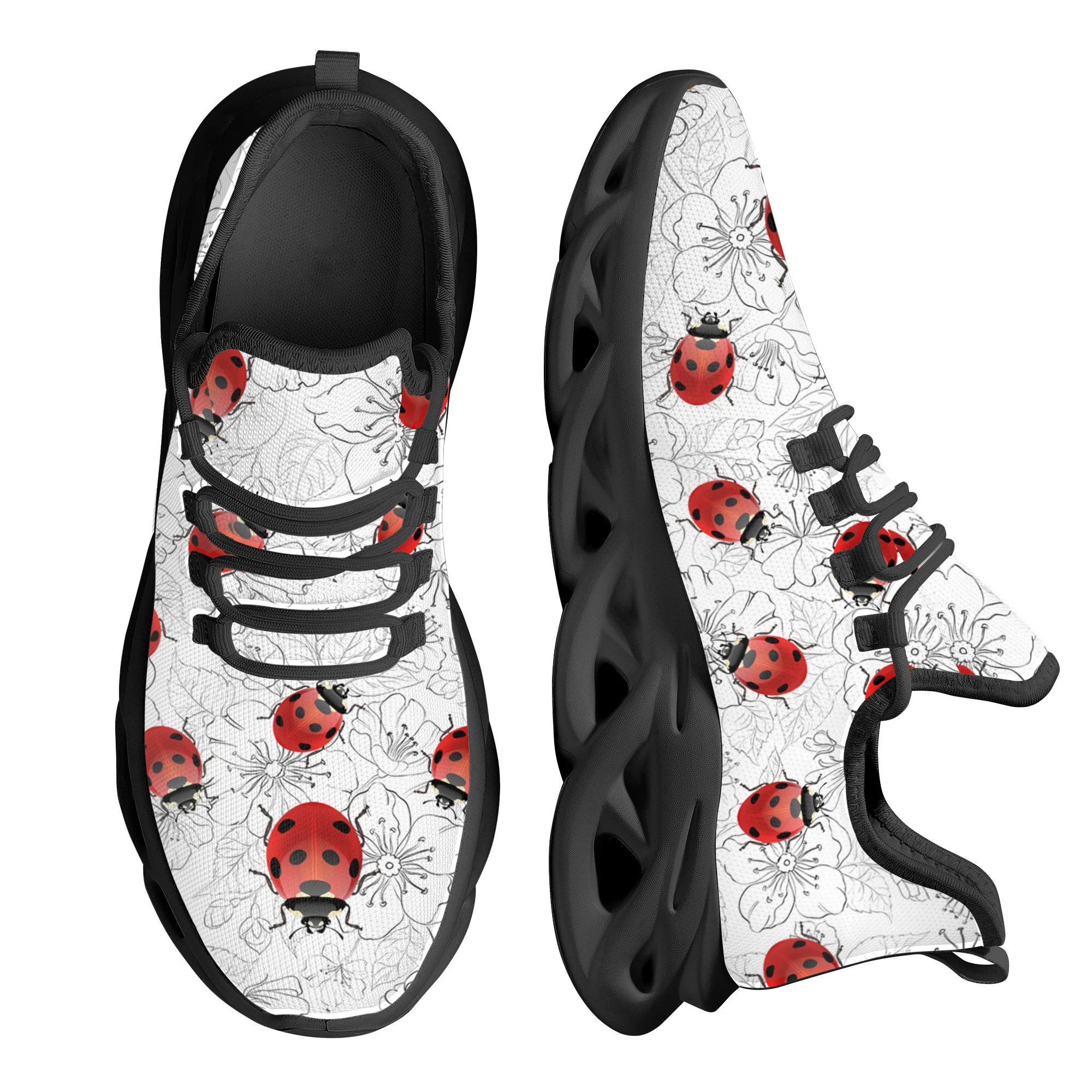 INSTANTARTS Fashionable Ladybug Print Lightweight Breathable Sneakers Mesh Breathable Outdoor Sport Sneakers Training Shoes
INSTANTARTS Fashionable Ladybug Print Lightweight Breathable Sneakers Mesh Breathable Outdoor Sport Sneakers Training Shoes