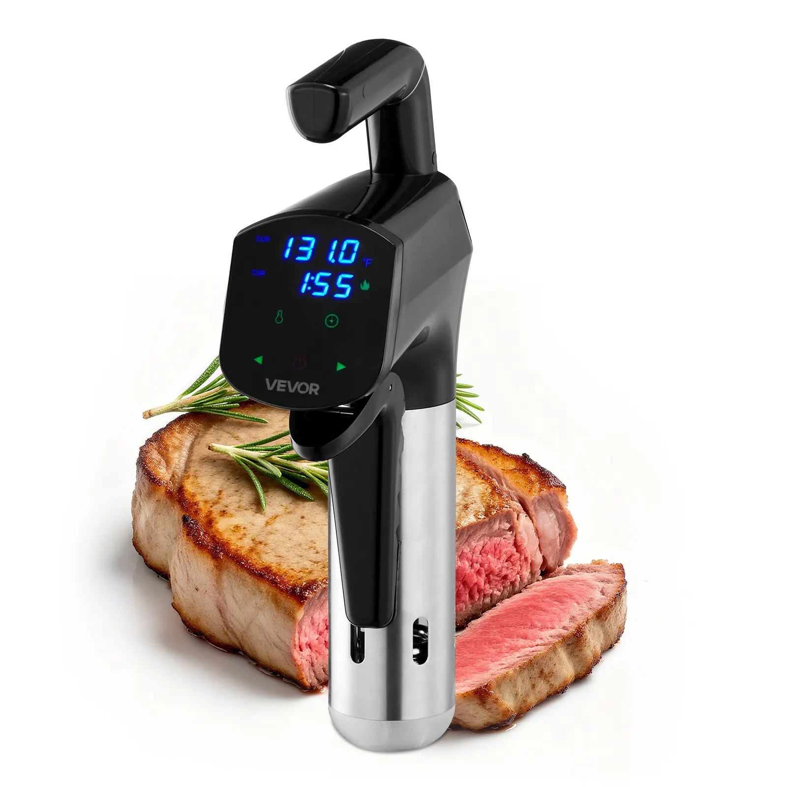 Sous Vide Precision Cooker, 1100W Sous-Vide Cooking Machine, Immersion Circulator With LED Digital Display, Secure Clamp Design