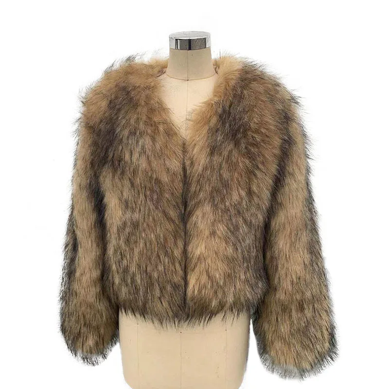 HOOOFUR Fur Coat Faux Women's Jacket Winter Fashion Warm Thick Fox Raccoon Leather Brown Plus Size Especially Fake Fur Cold Coat
HOOOFUR Fur Coat Faux Women's Jacket Winter Fashion Warm Thick Fox Raccoon Leather Brown Plus Size Especially Fake Fur Cold Coat
