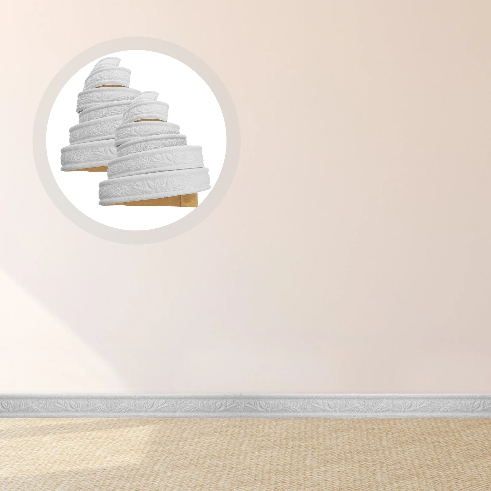 2 Roll Baseboard Caulk Strip Edging Double Sided Tape Molding Ceiling Line Clear Duct for Tiles Tailgate Trim
2 Roll Baseboard Caulk Strip Edging Double Sided Tape Molding Ceiling Line Clear Duct for Tiles Tailgate Trim