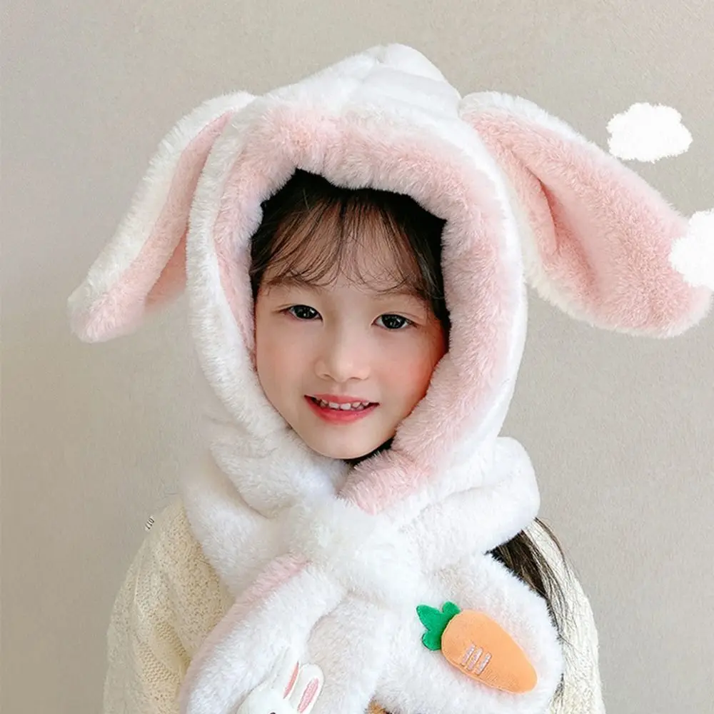 Warm Rabbit Ear Scarf Integrated Cap Ear-flap Carrot Bonnet Cold-proof Winter Cap Two Piece Set Bomber Hat Baby Scarf Hat
Warm Rabbit Ear Scarf Integrated Cap Ear-flap Carrot Bonnet Cold-proof Winter Cap Two Piece Set Bomber Hat Baby Scarf Hat
