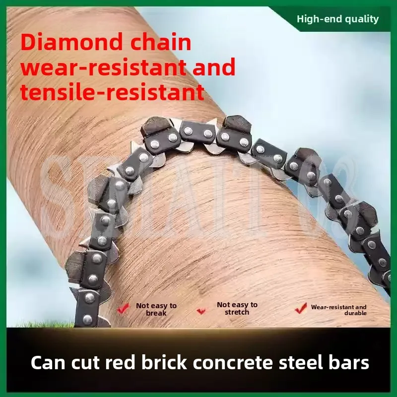 Wall cutting machine chain Diyijiang diamond imported reinforced concrete chain iron original chain saw strip
Wall cutting machine chain Diyijiang diamond imported reinforced concrete chain iron original chain saw strip
