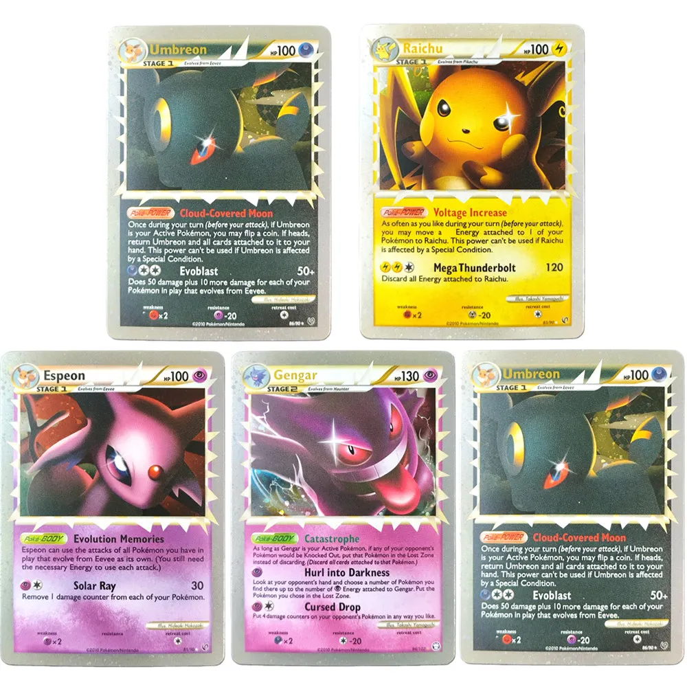 Карта Proxy PTCG LEGEND Promos UNDAUNTED Lost Link Raichu 83/90 Umbreon 86/90 Mew 97/102 Gengar Espeon Holo Collection Игровая карта
Карта Proxy PTCG LEGEND Promos UNDAUNTED Lost Link Raichu 83/90 Umbreon 86/90 Mew 97/102 Gengar Espeon Holo Collection Игровая карта