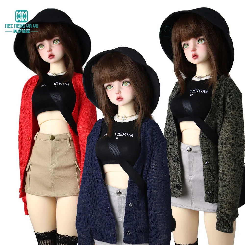 Одежда для кукол BJD 58-60 см 1/3 BJD DD SD Модный вязаный кардиган красный, синий, серый
Одежда для кукол BJD 58-60 см 1/3 BJD DD SD Модный вязаный кардиган красный, синий, серый
