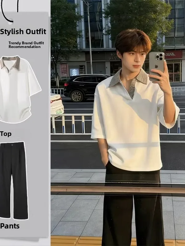 Boys Summer Fashion Set Cool Plaid Shirt Short Sleeve Straight Leg Drapey Pants Teenagers Clothing Ensemble
Boys Summer Fashion Set Cool Plaid Shirt Short Sleeve Straight Leg Drapey Pants Teenagers Clothing Ensemble
