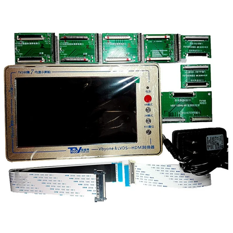 BAAE TV160 Преобразователь материнской платы 7-дюймовый 1024X600 Инструмент для тестирования дисплея 7-й серии Комплект поколения Vbyone LVDS в HDMIS Вилка стандарта США
BAAE TV160 Преобразователь материнской платы 7-дюймовый 1024X600 Инструмент для тестирования дисплея 7-й серии Комплект поколения Vbyone LVDS в HDMIS Вилка стандарта США