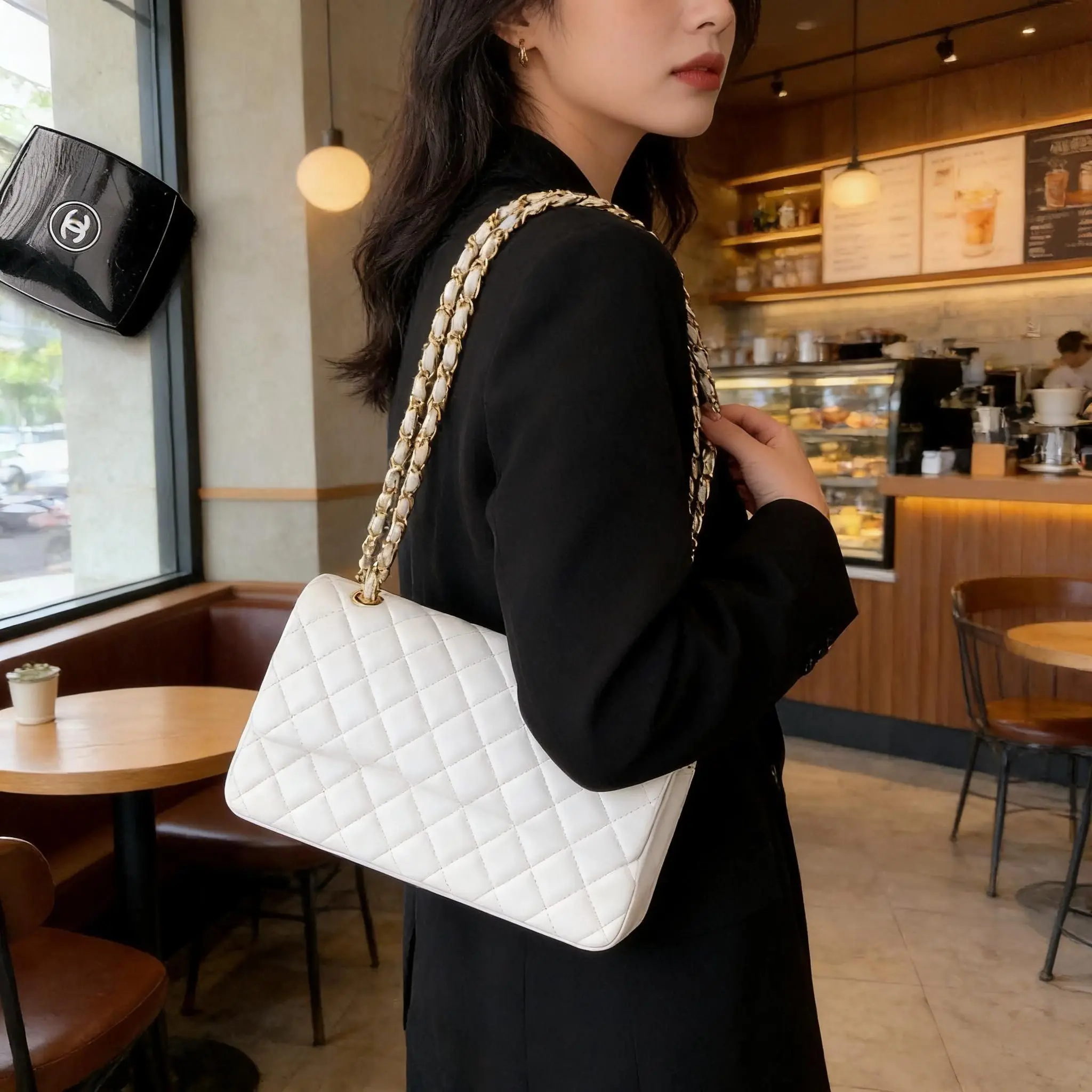 High-end top design handbag, women's shoulder design crossbody chain bag
High-end top design handbag, women's shoulder design crossbody chain bag