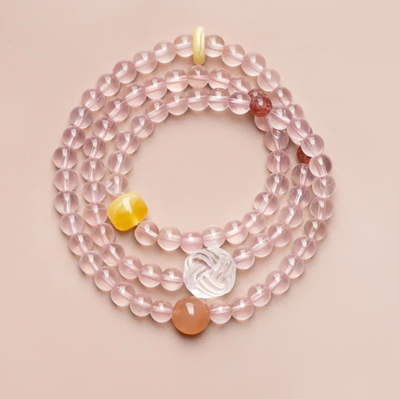 Starlight Pink Three-Circle Bracelet Necklace Dual-Use Refreshing Women's Style
Starlight Pink Three-Circle Bracelet Necklace Dual-Use Refreshing Women's Style