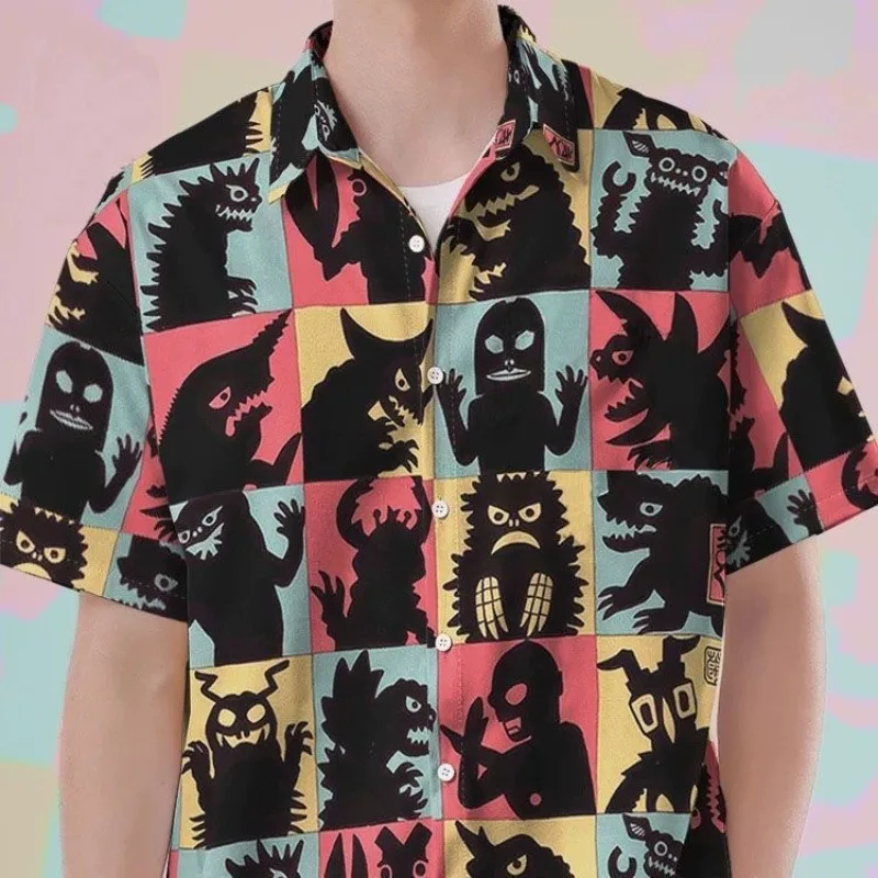 New Cartoon Godzilla Shirt Monster Cartoon Silhouette Anime Short Sleeve Shirt Men's and Women's Summer Holiday Gift
New Cartoon Godzilla Shirt Monster Cartoon Silhouette Anime Short Sleeve Shirt Men's and Women's Summer Holiday Gift