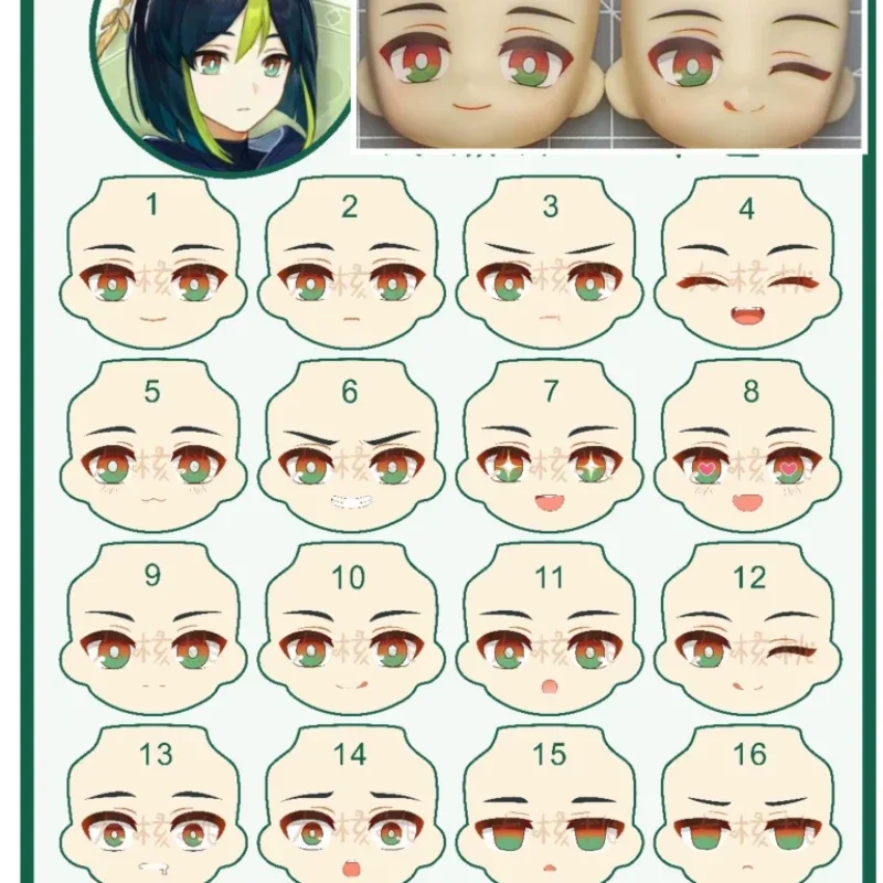 Tighnari Ob11 Face BJD YMY Doll Handmade Water Sticker Faceplate Game Anime Cosplay Toy Accessories
Tighnari Ob11 Face BJD YMY Doll Handmade Water Sticker Faceplate Game Anime Cosplay Toy Accessories