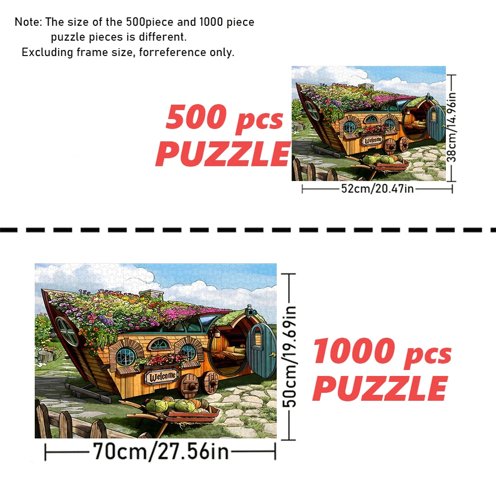 A high-quality 500/1000-piece puzzle, perfect for adults, is a fun family game that helps relieve stress and is great fo
A high-quality 500/1000-piece puzzle, perfect for adults, is a fun family game that helps relieve stress and is great fo