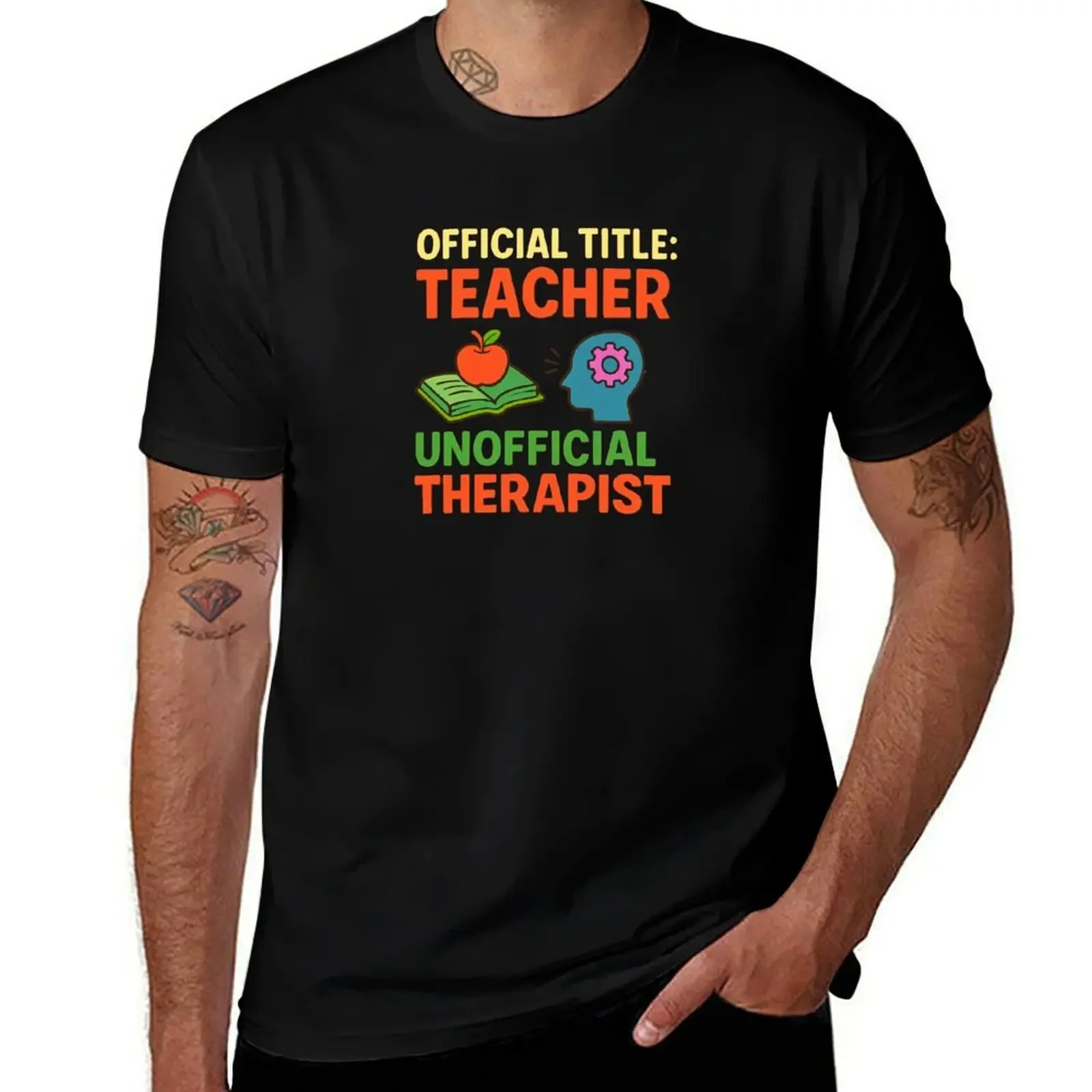 Teacher and Therapist T-Shirt baggy shirts luxury t-shirt blue archive new edition plain white t shirts men
Teacher and Therapist T-Shirt baggy shirts luxury t-shirt blue archive new edition plain white t shirts men
