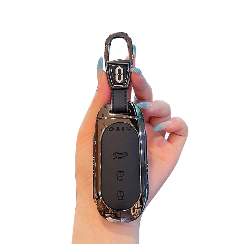 Premium Zinc Alloy Key Cover Case for AITO M9 EREV/M8 EV Ultra/M7 Pro/M5 Plus (2025) - Protective Key Fob Shell Key Bag Chain
Premium Zinc Alloy Key Cover Case for AITO M9 EREV/M8 EV Ultra/M7 Pro/M5 Plus (2025) - Protective Key Fob Shell Key Bag Chain
