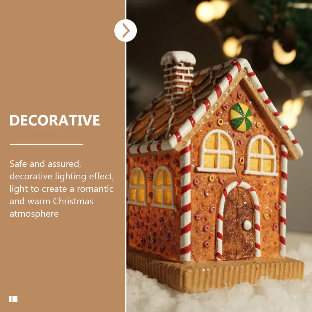 Christmas Decor Gingerbread House Ornament Lighted Houses Flat Led Villageresin Decorate Small Chocolate White
Christmas Decor Gingerbread House Ornament Lighted Houses Flat Led Villageresin Decorate Small Chocolate White