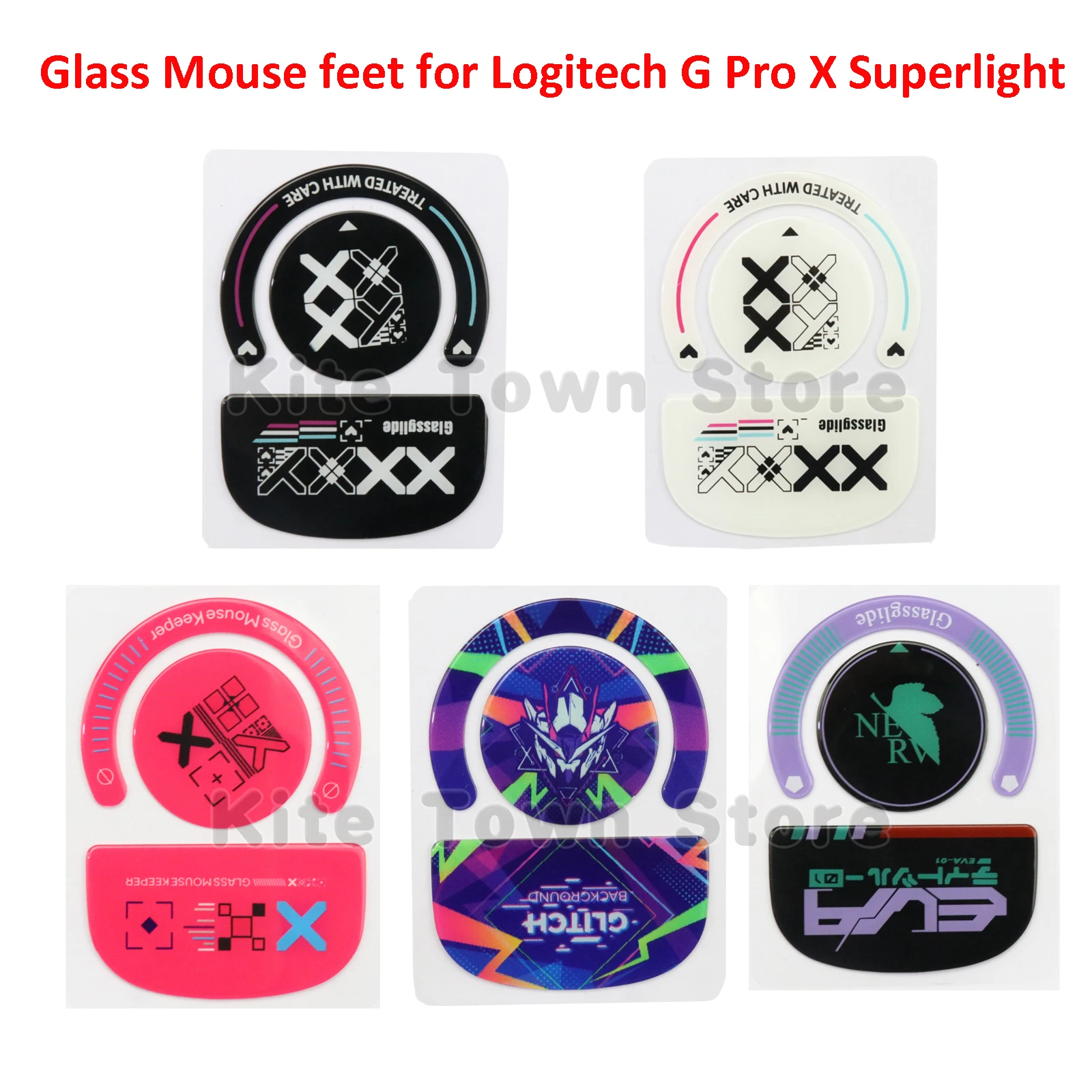 Tempered Glass Mouse feet Sticker for Logitech G Pro X Superlight Wireless Mouse Round Curved 0.8mm
Tempered Glass Mouse feet Sticker for Logitech G Pro X Superlight Wireless Mouse Round Curved 0.8mm