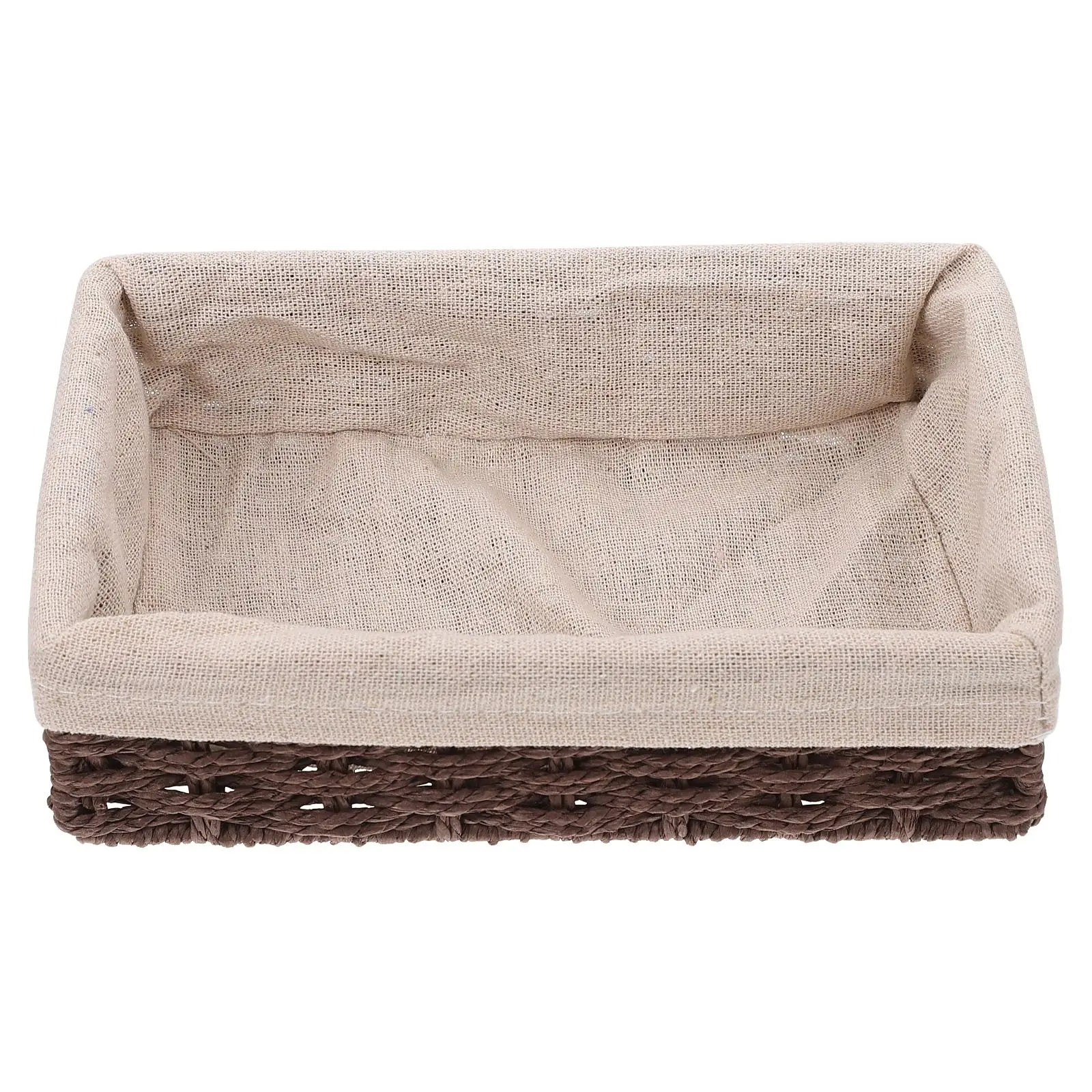 Desktop Sundries Storage Basket Glove Box Key Container Twine Home Rectangular Woven Fabric Safe Excellent Production
Desktop Sundries Storage Basket Glove Box Key Container Twine Home Rectangular Woven Fabric Safe Excellent Production