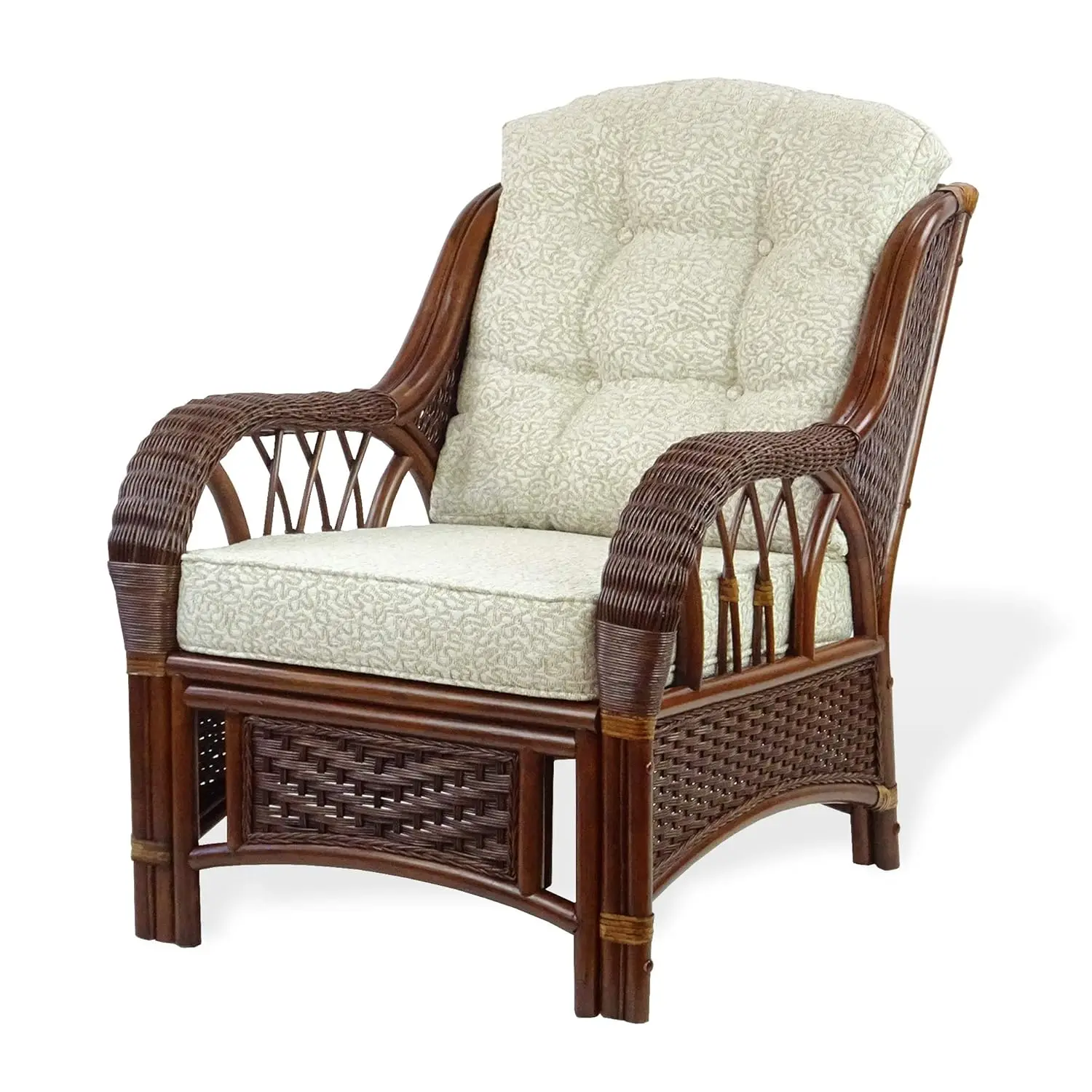 4 Piece Rattan Patio Set Loveseat Chair Coffee Table Handmade Cushion Outdoor Balcony, Customized
4 Piece Rattan Patio Set Loveseat Chair Coffee Table Handmade Cushion Outdoor Balcony, Customized