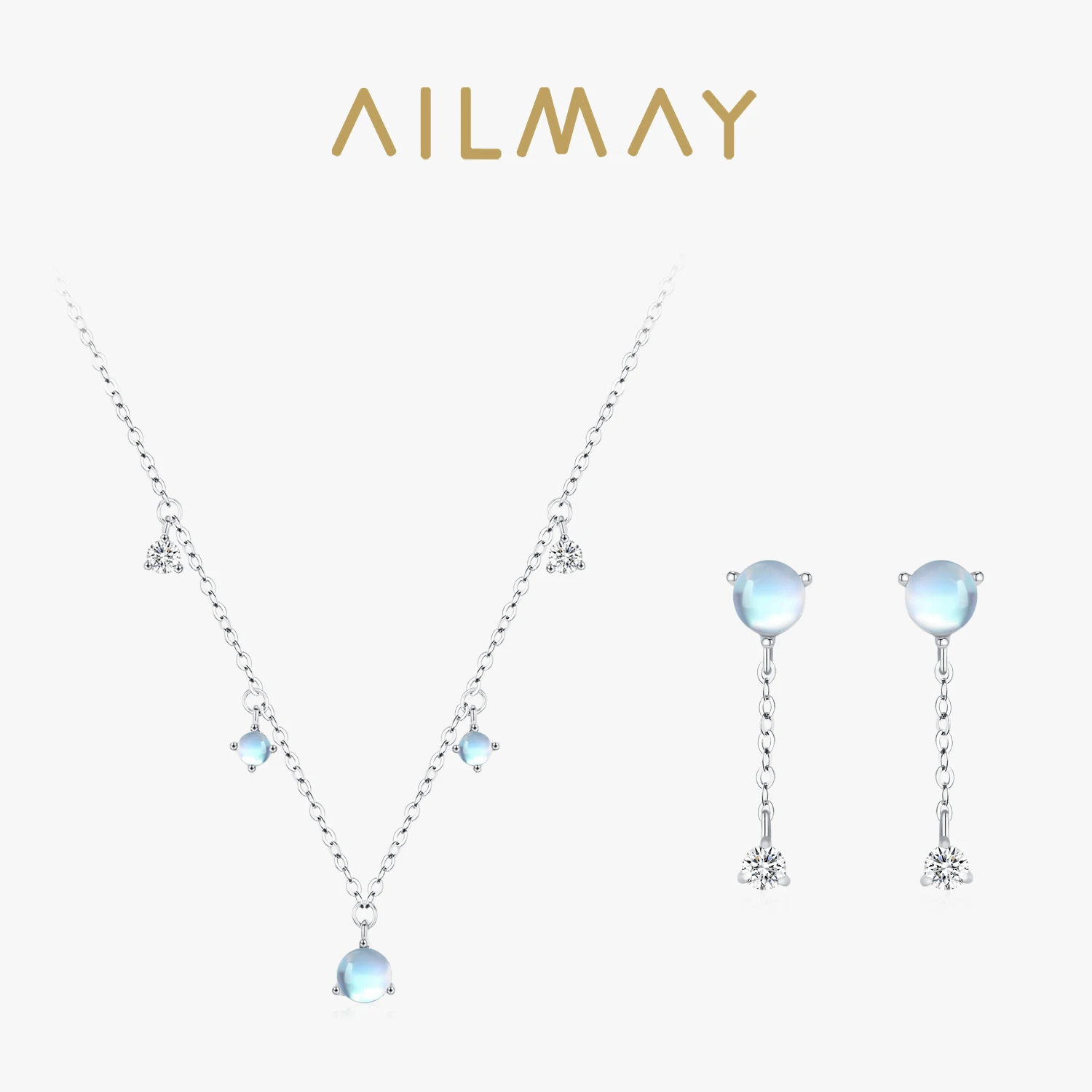 Ailmay стерлингового серебра 925 пробы романтическая цепочка с лунным камнем серьги с кисточками кулон ожерелье для женщин свадебные украшения
Ailmay стерлингового серебра 925 пробы романтическая цепочка с лунным камнем серьги с кисточками кулон ожерелье для женщин свадебные украшения