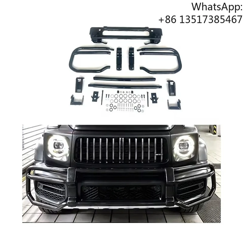 High Quality Body Kits Font Bumper Guard Bar for Mercedes G Class G 63 Front Bar G Class 463 Kit
High Quality Body Kits Font Bumper Guard Bar for Mercedes G Class G 63 Front Bar G Class 463 Kit