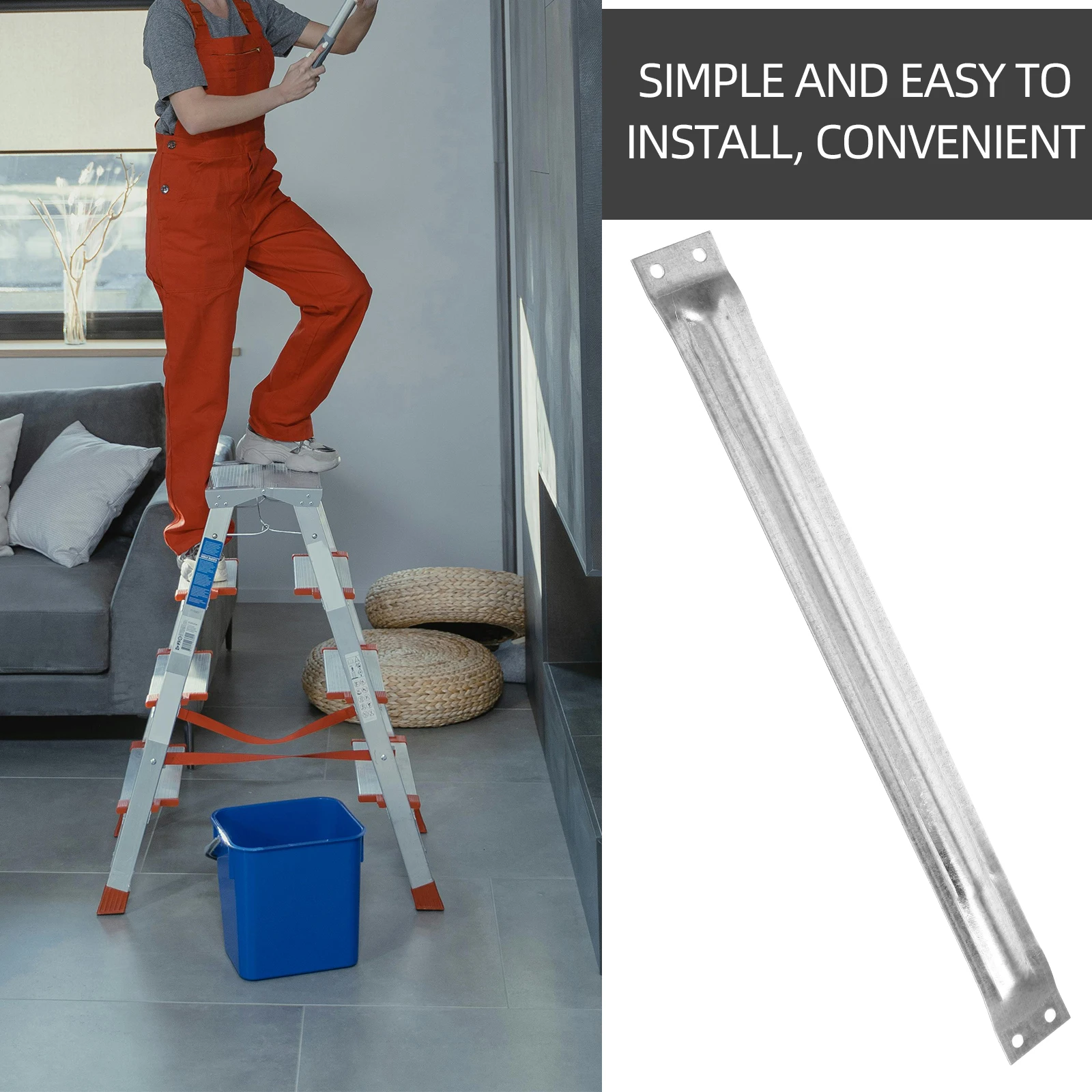 Herringbone Ladder Accessories Replacement Tie Rods Durable Metal Construction Supplies Building Tools Step Ladder Parts
Herringbone Ladder Accessories Replacement Tie Rods Durable Metal Construction Supplies Building Tools Step Ladder Parts