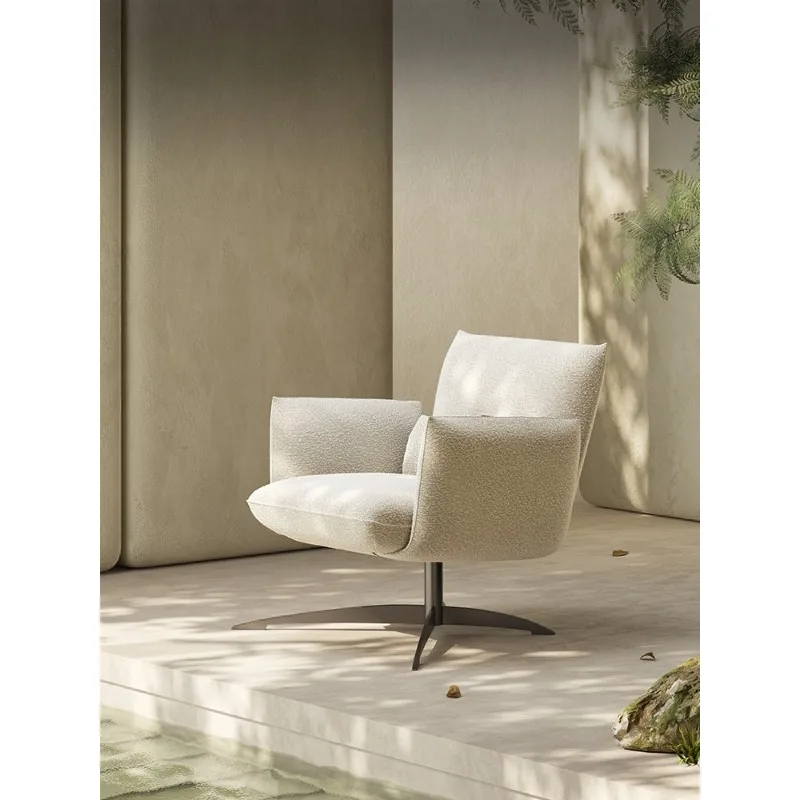 Italian swivel minimalist single sofa Nordic designer leisure Hotel living room negotiation
Italian swivel minimalist single sofa Nordic designer leisure Hotel living room negotiation