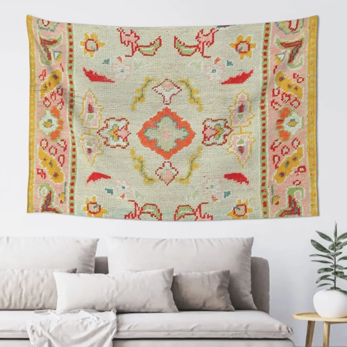 Antique Turkish Oushak Rug Print Tapestry Room Decoration Aesthetic House Decor Tapestry
Antique Turkish Oushak Rug Print Tapestry Room Decoration Aesthetic House Decor Tapestry