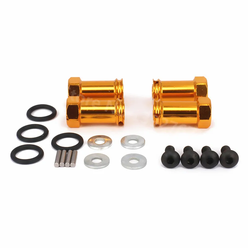 4Pieces Aluminum Alloy Upgrade RC Car Parts Wheel Extension Adapter 12mm Hex Drive 24mm For RC Hobby Car 1/16 Traxxas Slash
4Pieces Aluminum Alloy Upgrade RC Car Parts Wheel Extension Adapter 12mm Hex Drive 24mm For RC Hobby Car 1/16 Traxxas Slash