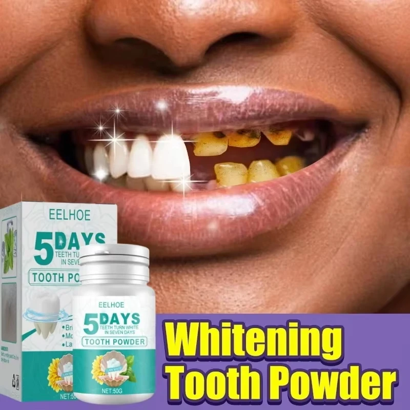 5 Days Teeth Whitening Powder Toothpaste Remove Plaque Stains Dental Calculus Oral Hygiene Cleaning Fresh Bad Breath Tooth Care
5 Days Teeth Whitening Powder Toothpaste Remove Plaque Stains Dental Calculus Oral Hygiene Cleaning Fresh Bad Breath Tooth Care