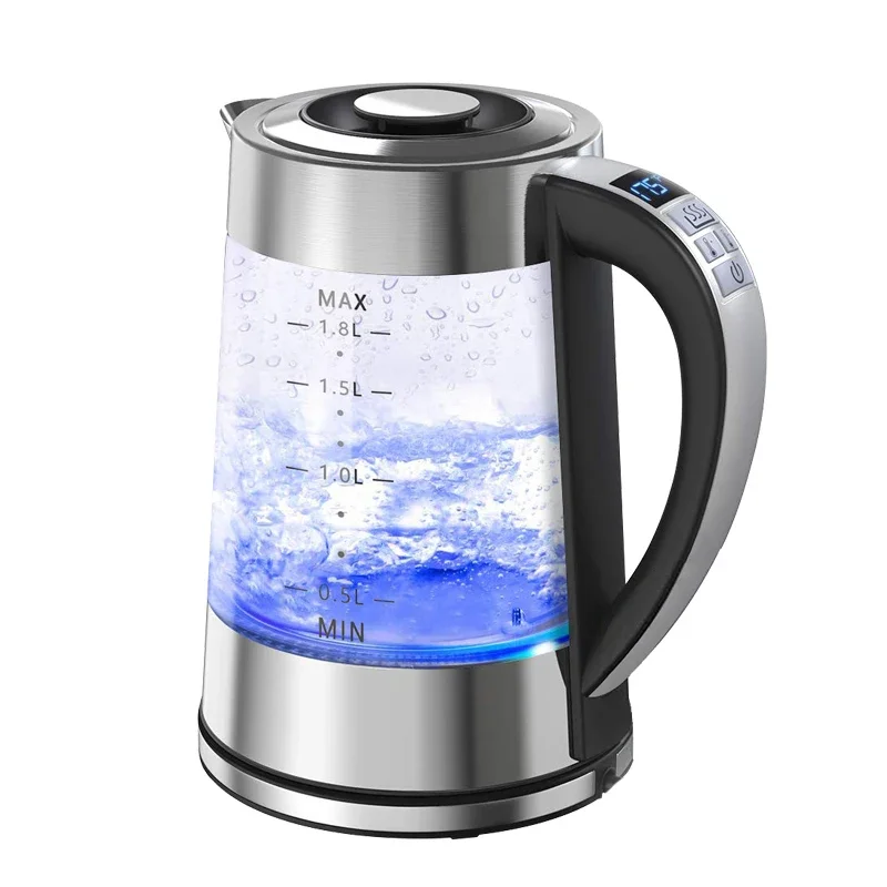 Smart Thermostatic Glass Electric Kettle 1.8L Capacity Automatic Thermostat Suitable for Home, Office, Hotel
Smart Thermostatic Glass Electric Kettle 1.8L Capacity Automatic Thermostat Suitable for Home, Office, Hotel