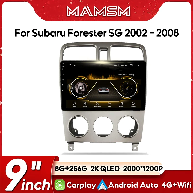 Android 13 для Subaru Forester SG 2002-2008 Carplay Auto 2K экран автомобильный радиоприемник мультимедийный плеер DSP авторадио стерео головное устройство
Android 13 для Subaru Forester SG 2002-2008 Carplay Auto 2K экран автомобильный радиоприемник мультимедийный плеер DSP авторадио стерео головное устройство