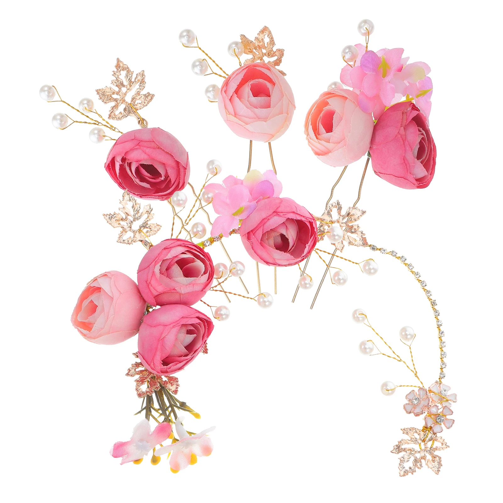 4 Pcs Crystal Simulation Flower Hairpin for Bridal Wedding Party Accessories U Shaped Clips Bridesmaid Rose Decorations Women
4 Pcs Crystal Simulation Flower Hairpin for Bridal Wedding Party Accessories U Shaped Clips Bridesmaid Rose Decorations Women
