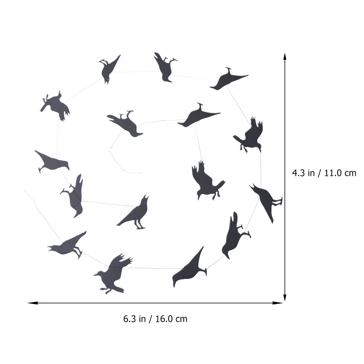 Halloween Crows Banner Black Garland Crow Latte Paper Unique Decorations Festive Streamers Home Office Party Themed Garlands
Halloween Crows Banner Black Garland Crow Latte Paper Unique Decorations Festive Streamers Home Office Party Themed Garlands