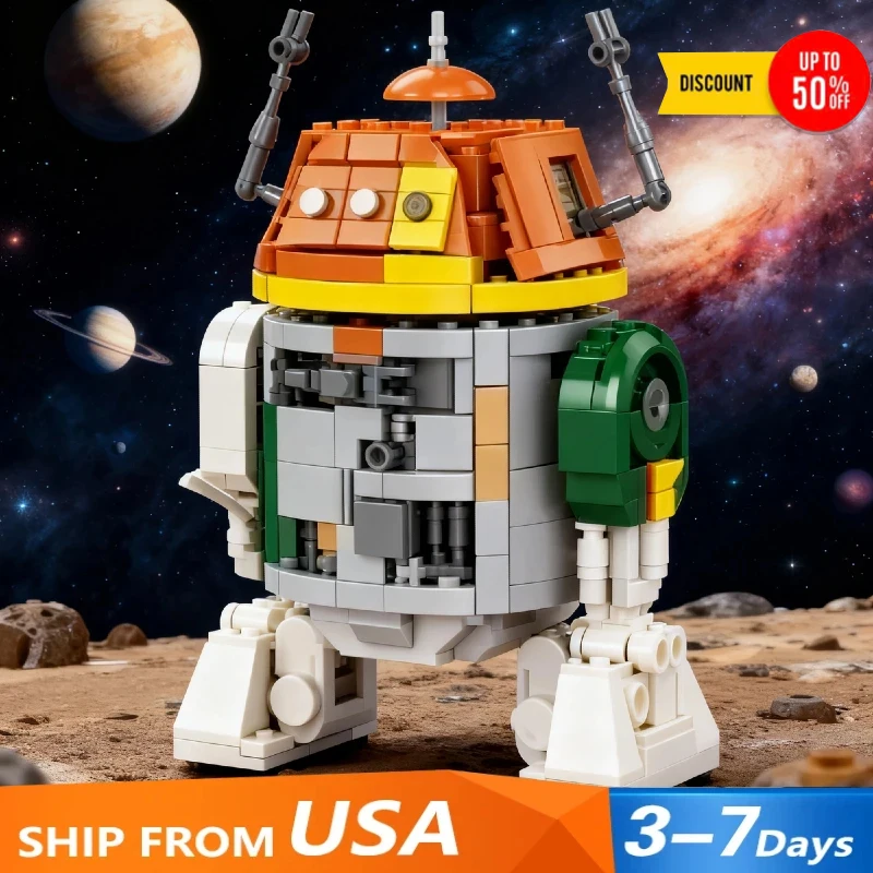 988 шт. MOC фильм C1-10P робот-измельчитель строительные блоки космические боевые роботы фигурка модель DIY сборка игрушки детский коллекционный подарок
988 шт. MOC фильм C1-10P робот-измельчитель строительные блоки космические боевые роботы фигурка модель DIY сборка игрушки детский коллекционный подарок