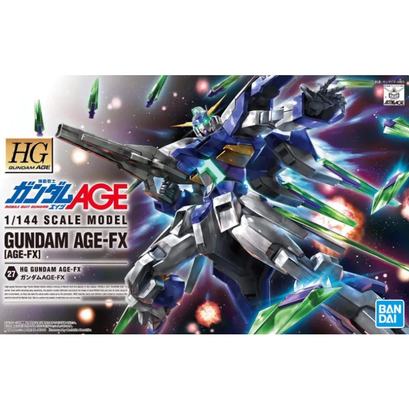 In stock Bandai Genuine HG 1:144 GUNDAM AGE-FX Gundam Anime Action Figure Assembly Model Toys Gifts
In stock Bandai Genuine HG 1:144 GUNDAM AGE-FX Gundam Anime Action Figure Assembly Model Toys Gifts