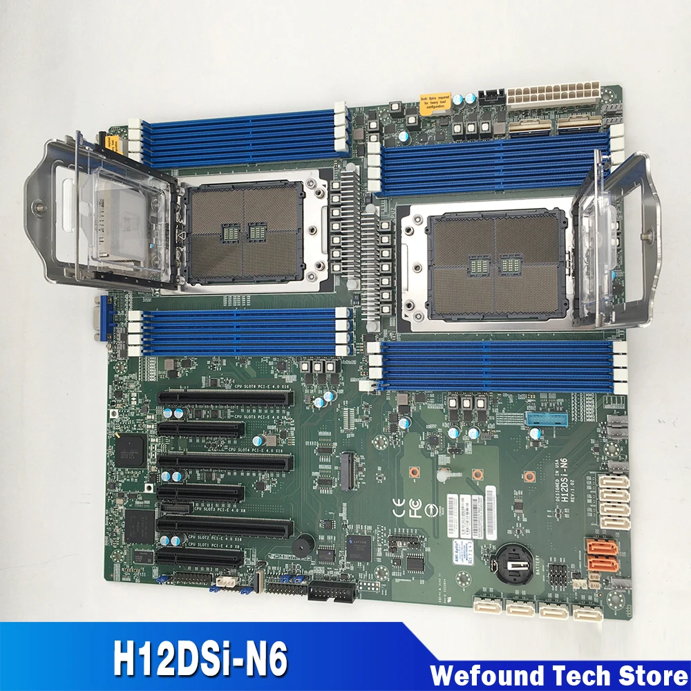 Для двухстороннего сервера Supermicro, материнская плата EATX, набор микросхем AMD EPYC серии 7002/7003, поддерживает Pcie4, 100% тестирование, быстрая доставка H12DSi-N6
Для двухстороннего сервера Supermicro, материнская плата EATX, набор микросхем AMD EPYC серии 7002/7003, поддерживает Pcie4, 100% тестирование, быстрая доставка H12DSi-N6