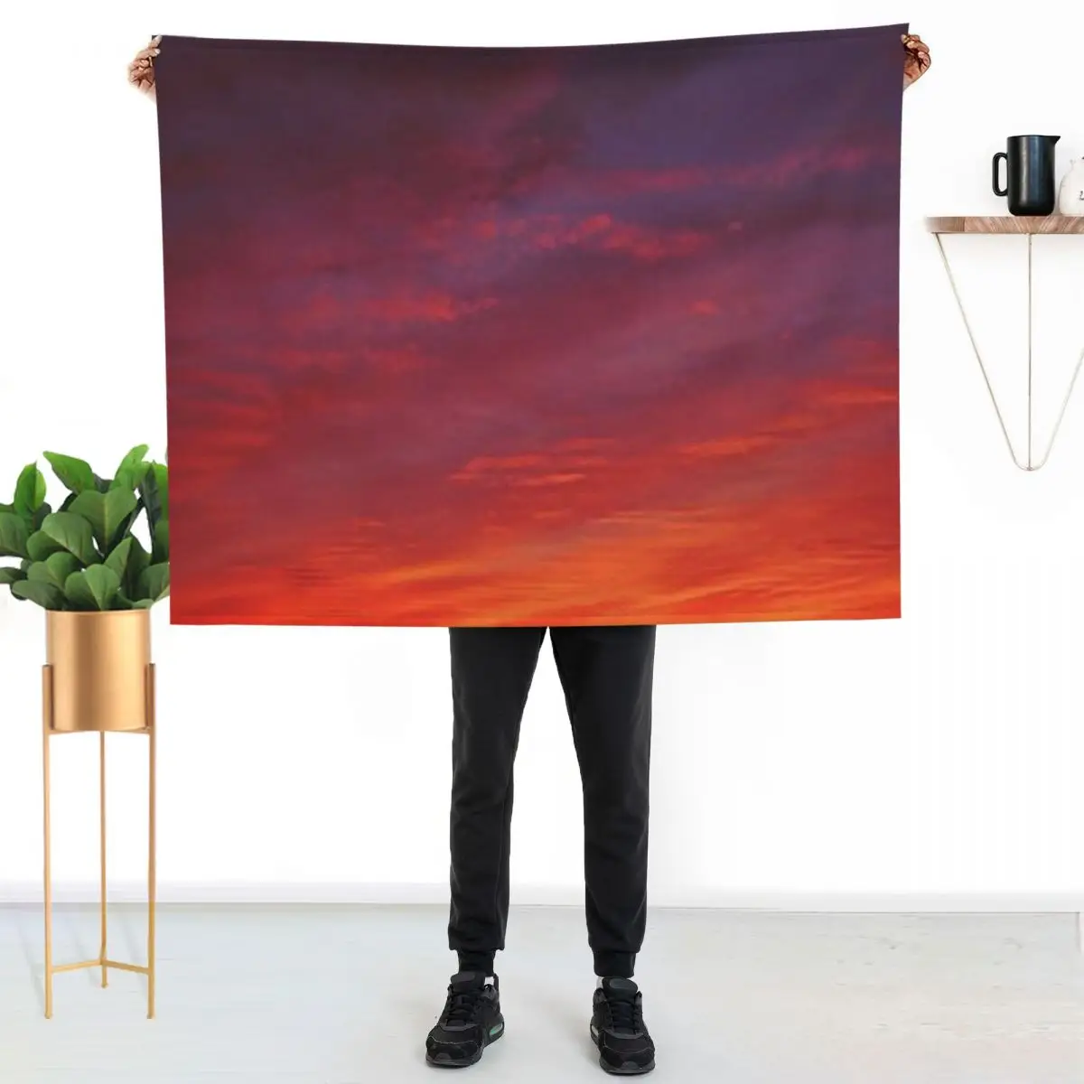Orange and Purple Sunrise Throw Blanket Wrinkle Resistant Lightweight Blanket
Orange and Purple Sunrise Throw Blanket Wrinkle Resistant Lightweight Blanket