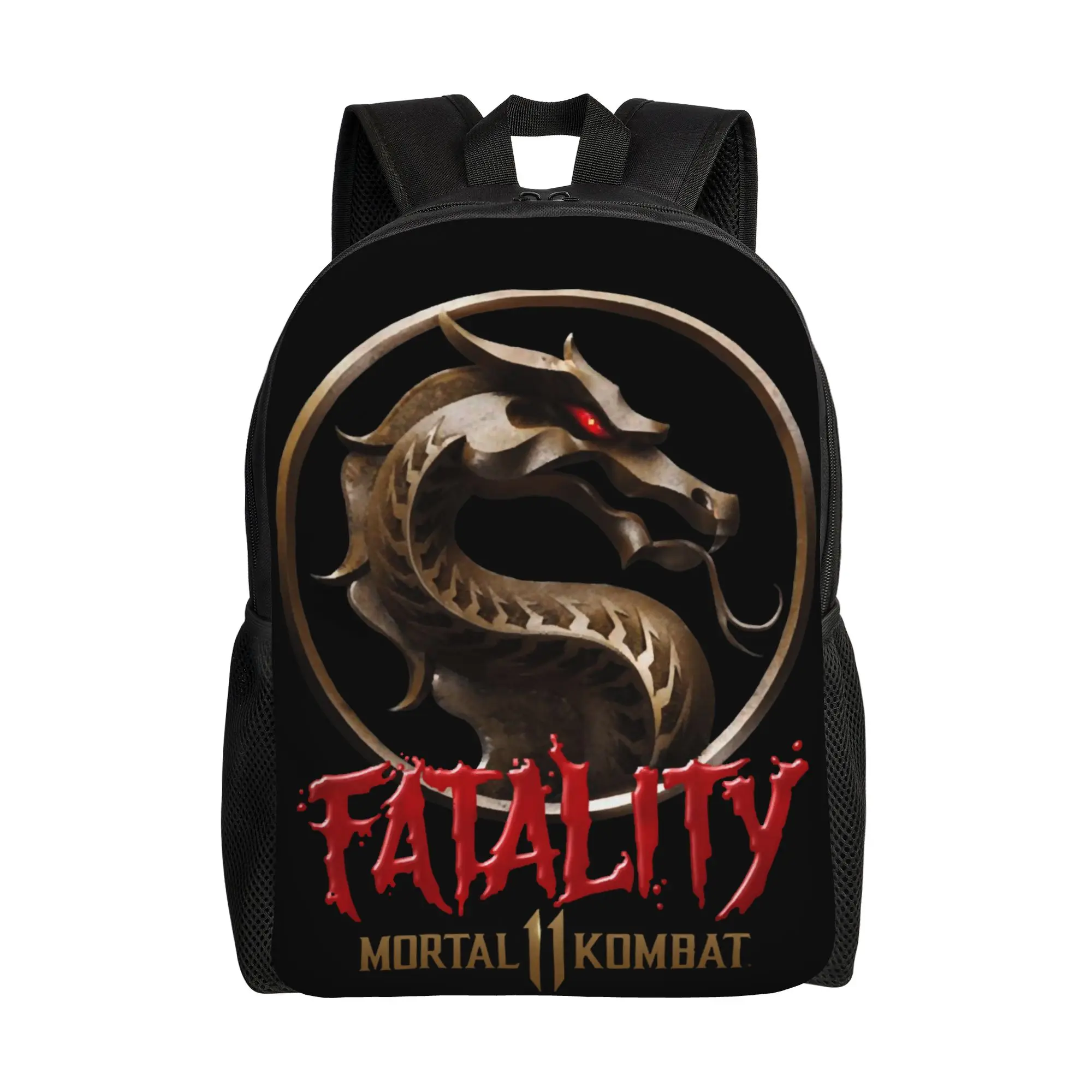 Mortal Kombat Retro Dragon Logo Backpack Durable High School Scorpion Mk11 Fighting Arcade Game Daypack for Men Canvas Bags
Mortal Kombat Retro Dragon Logo Backpack Durable High School Scorpion Mk11 Fighting Arcade Game Daypack for Men Canvas Bags