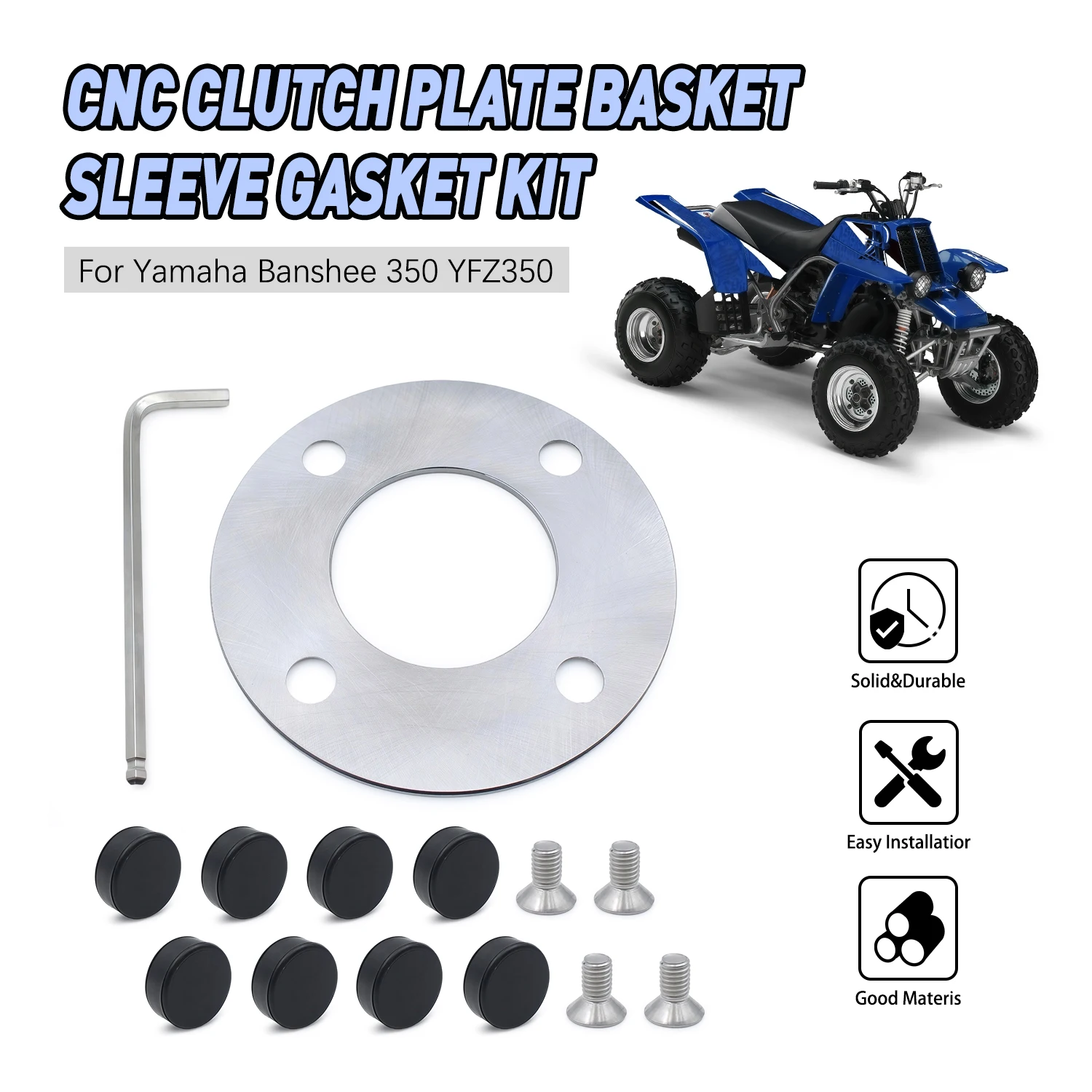 Motorcycle Accessories Clutch Basket Bushing Gasket Kit Replacement For Yamaha Banshee 350 YFZ350 YZF 1987–2006
Motorcycle Accessories Clutch Basket Bushing Gasket Kit Replacement For Yamaha Banshee 350 YFZ350 YZF 1987–2006