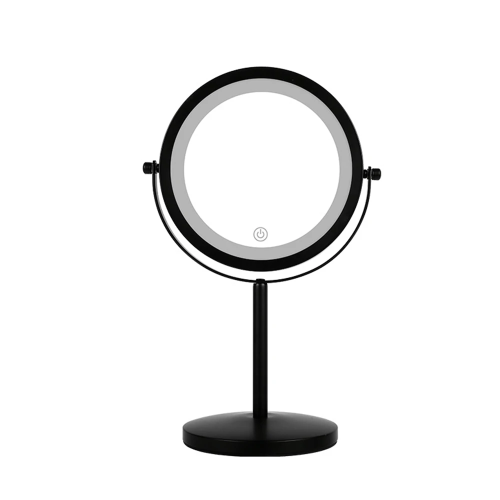Makeup Mirror with Lights and Magnification, 7' Table Top, 360 Degree 1X 3X Double Sided Bright Circle LED
Makeup Mirror with Lights and Magnification, 7' Table Top, 360 Degree 1X 3X Double Sided Bright Circle LED