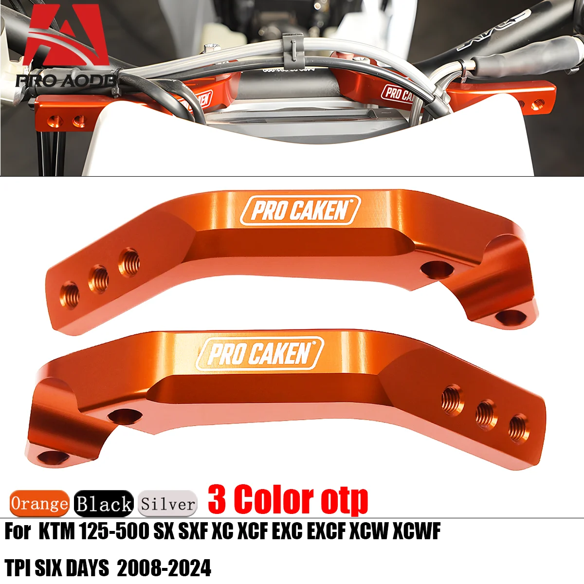 Motorcycle Handguard Support Bracket Mount 28mm Handlebar Guard Clamp For KTM SXF XCF EXC XCW TPI SIX DAYS 125 250 300 350 450-
Motorcycle Handguard Support Bracket Mount 28mm Handlebar Guard Clamp For KTM SXF XCF EXC XCW TPI SIX DAYS 125 250 300 350 450-