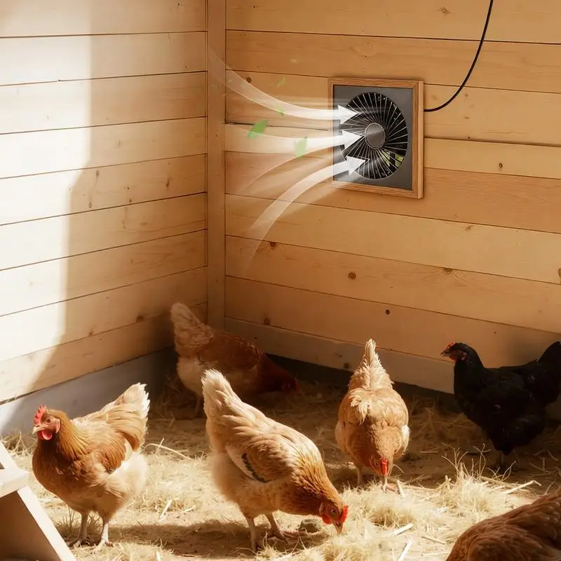 Solar Powered Fan Adjustable Panel Angle Flexible DIY Mount For Greenhouse Grow Tent Chicken Coop Shelter Air Circulation
Solar Powered Fan Adjustable Panel Angle Flexible DIY Mount For Greenhouse Grow Tent Chicken Coop Shelter Air Circulation