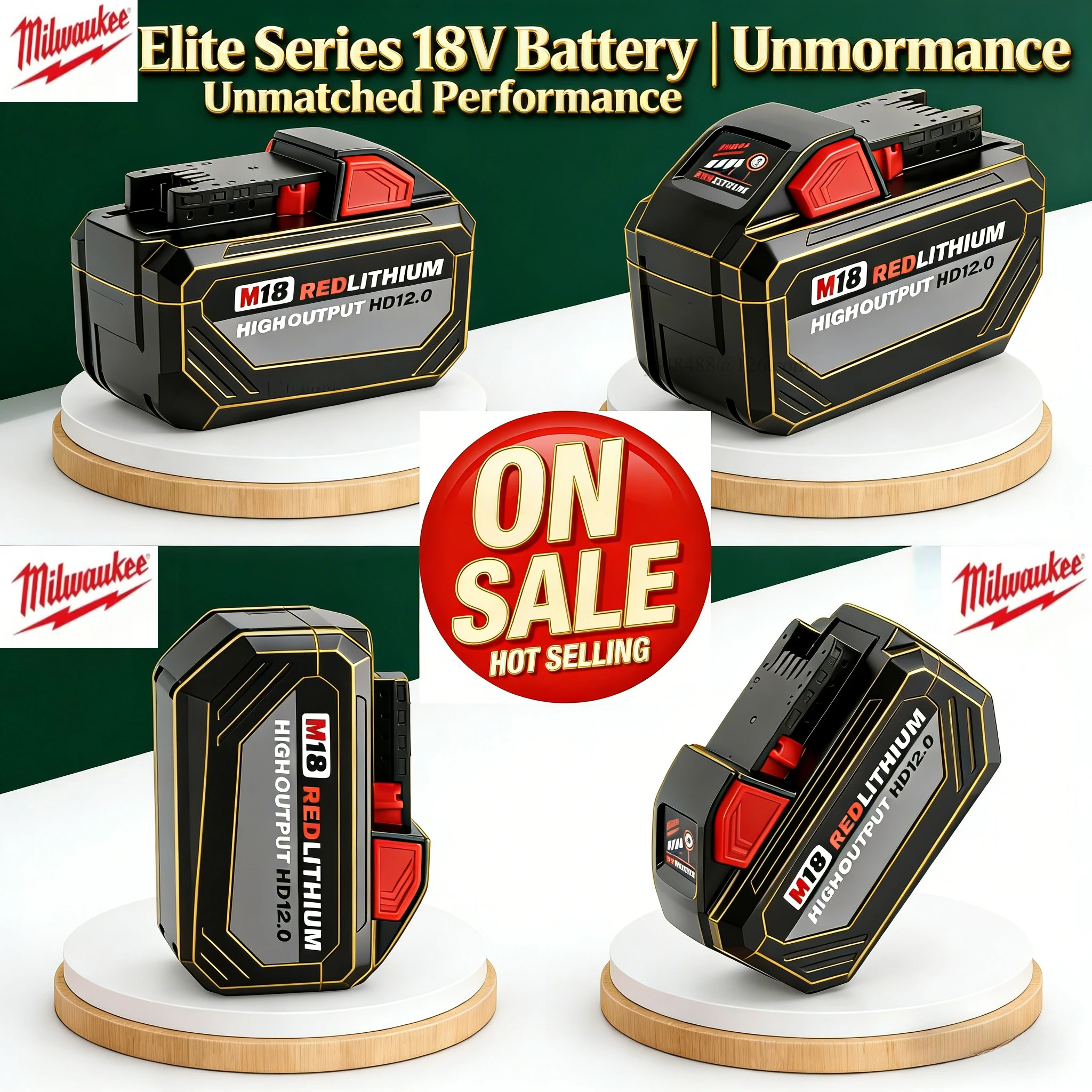 NEWOriginal for Milwaukee M18 12.0Ah 8.0Ah 6.0Ah Batterie Lithium-ion Maximale High Capacity 48-11-1850 48-11-1815 Batterie
NEWOriginal for Milwaukee M18 12.0Ah 8.0Ah 6.0Ah Batterie Lithium-ion Maximale High Capacity 48-11-1850 48-11-1815 Batterie