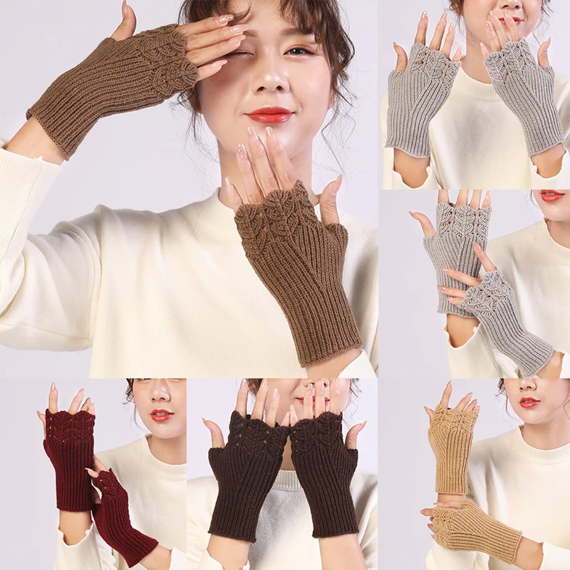 Half Finger Gloves for Women Winter Soft Warm Wool Knitting Arm Gloves Soft Warm Mittens Handschoenen Unisex Guantes Mujer New
Half Finger Gloves for Women Winter Soft Warm Wool Knitting Arm Gloves Soft Warm Mittens Handschoenen Unisex Guantes Mujer New