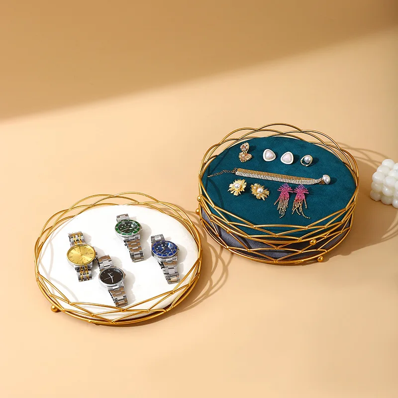 Window Display Holder Ring Earring Necklace Stroage Case High Quality Velvet Circular Jewelry Organizer Tray Jewelry Counter
Window Display Holder Ring Earring Necklace Stroage Case High Quality Velvet Circular Jewelry Organizer Tray Jewelry Counter